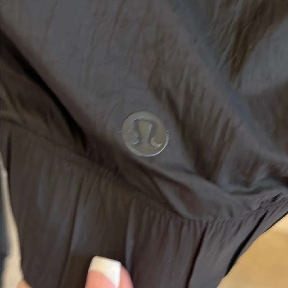 EUC Lululemon Black Bomber Jacket Reversible and Relaxed Fit